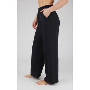 Yogalicious Lux District‎ Wide Leg Pant Black PY78839 Moisture Wicking Womens L